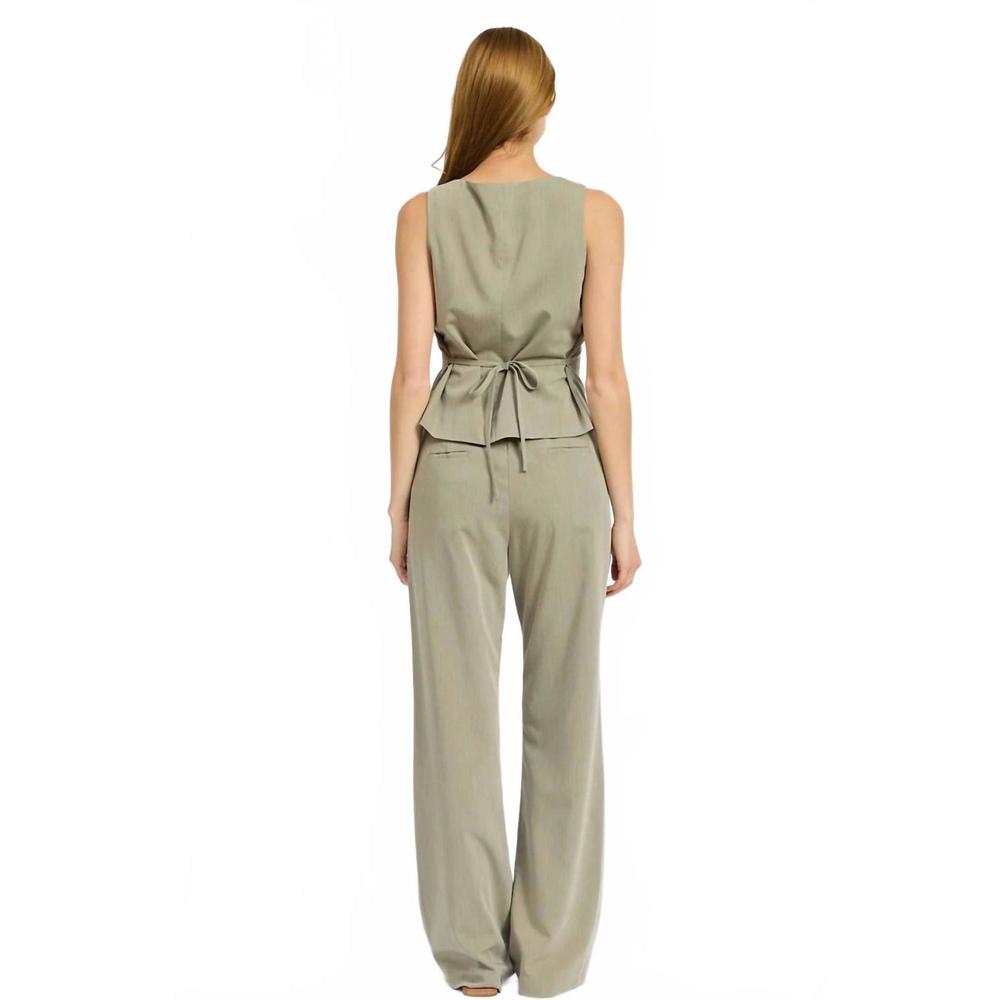 NEW EN SAISON roan trouser in lichen - Picture 2 of 3